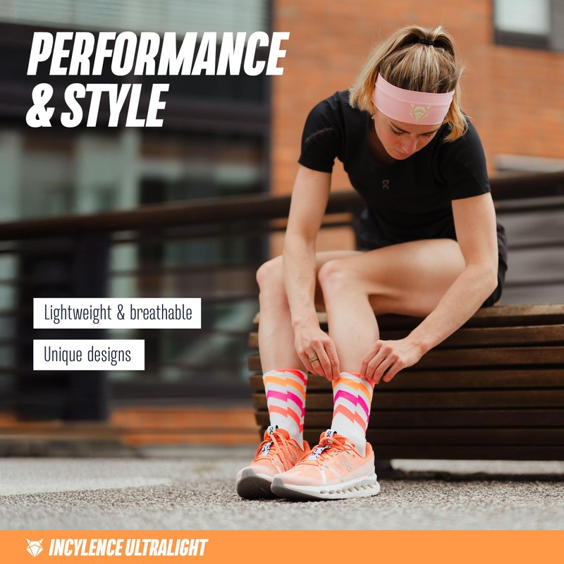 INCYLENCE ULTRALIGHT Running Socks for Men and Women, Breathable and