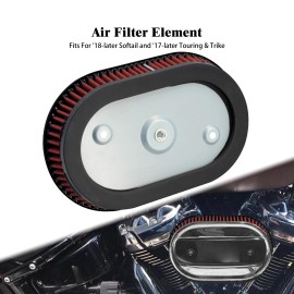 HDBUBALUS Replacement Air Filter Red Element FIt For Harley M8 Softail 18-23 Touring 17-23