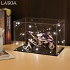 LASOA Acrylic Display Case for Collectibles, Alternative Glass Display Box