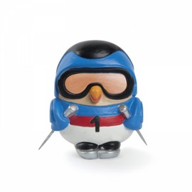 Studio Egan ml18sp/2SC Ski Figurine Model Goofi, Ceramic, mutlicolore, 8 x 8 x 10 cm