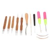 12pcs Dreadlocks Tool Set Dreadlocks Crochet Hook Hair Locking Tool