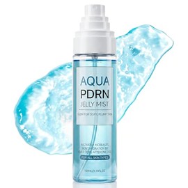 PDRN - Suero de gelatina en bruma facial ultrafina, spray facial hidratante con niacinamida y triple ácido hialurónico para calmar la piel y brillo hú