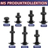 Pack of 10 M5 x 12 Screws, Pan Head Screws