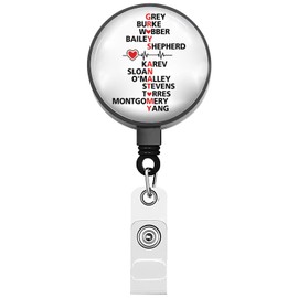 BEKECH Doctor TV Show Retractable Badge Holder TV Show Doctor Merchandise Nurse Badge Holder