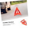 GANAZONO 3Pcs Foldable Reflective Warning Triangles Emergency Safety Kits for