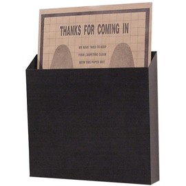 JohnDow Industries FMR-1722 Floor Mat Dispenser Rack, Wall Mount or to be Used with JohnDow DS-4 Interior Protection Rack, Black