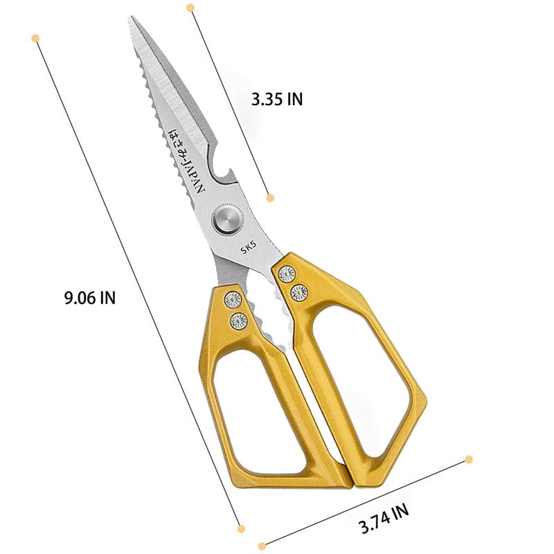 Multi-Purpose Rust Proof Kitchen Shears,Dishwasher Safe,Can be Used to Cut