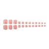 BABALAL Press On Toe Nails Short Square Fake Toe Nails