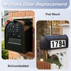 Moxweyeni 6 1/4 x 8 Inch Mailbox Door Replacement with