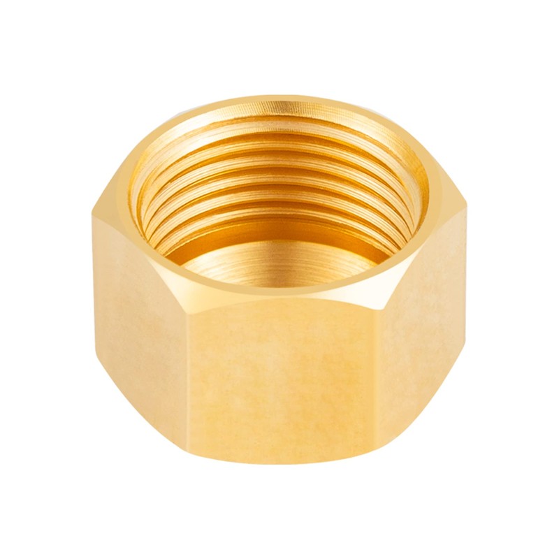 Breezliy 30PCS 3/8-Inch Brass Compression Cap Stop Valve Cap,Brass Compression