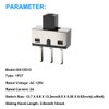 Youmile 20PCS Vertical Slide Switch 1P2T SPDT 3 Pin 2