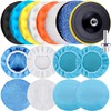 SIQUK 17 Pieces 3 Inch Buffing Pads Foam Polishing Pad