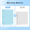 Blue Loose Leaf Paper 100 Sheets 8" x 10.5" Filler