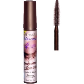 Kit Mascara de pestañas Prosa Profesional Café y Negra con Fórmula 4 en Uno Waterproof + 2 Lápices Delineador de ojos IVY; Negro y café