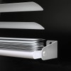 8pcs Metal Blinds Hold Down Brackets, Silver Door Blinds Bottom