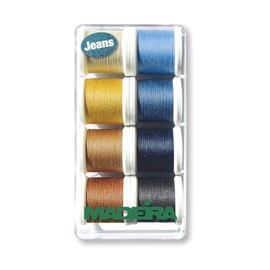 Madeira Aerofil Extra Strong No. 35 Yarn Box Jeans (8 Colours / 100 m)