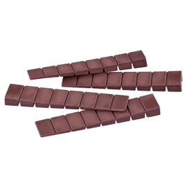 haggiy Furniture Wedges - Plastic Wheel Chocks with 7 Predetermined Breaking Points (L x W x H) 100 x 20 x 1-8 mm (Pack of 50)