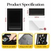 Black Lapel Pin Display Case, 4x6 Shadow Box Frame for