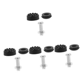 iplusmile 4sets Anti-theft License Plate Accessories Mounting Kit Security Screws Easy Installation for Plates Compact Lightweight Fasteners for Cars Rvs Use