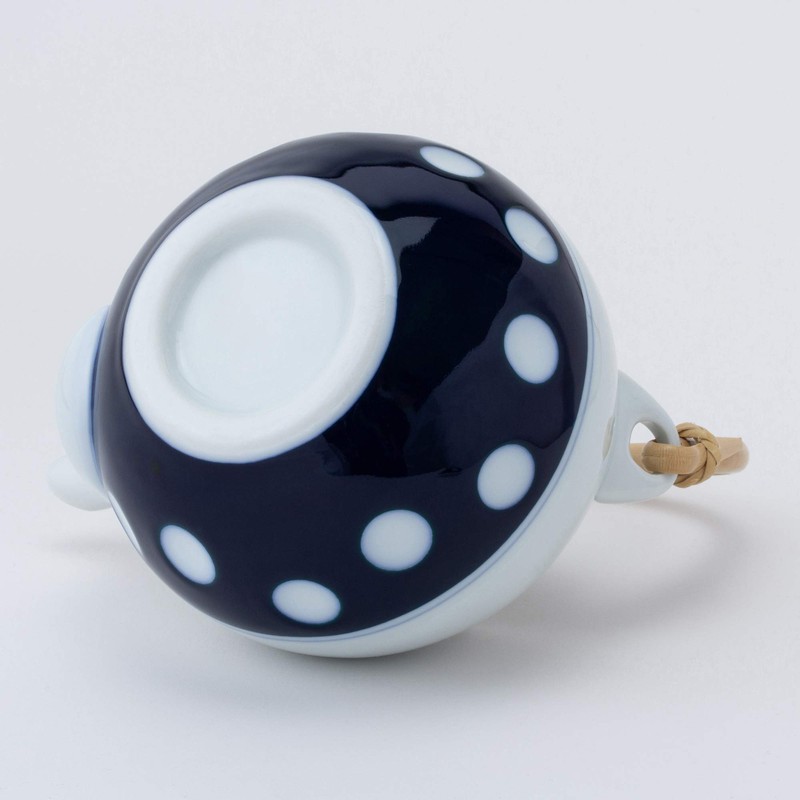 有田焼 丸型土瓶 水玉柄 4号 62496