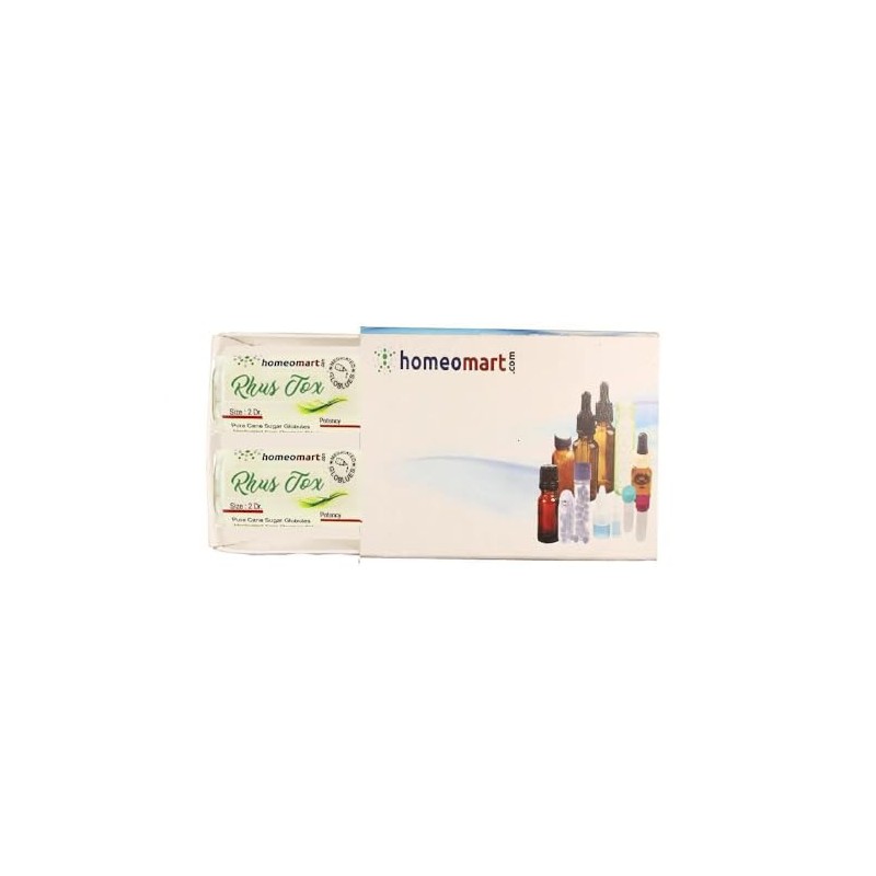 Homeomart Rhus Toxicodendron Homeopathy Pellets (Pills) in 6C Potency, Pack