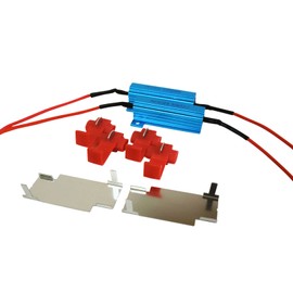 MAMEDEN 50W3Ω Hifra Prevention Resistor, Set of 2, Turn Signal Resistor, Hifra Resistor, Metal Clad Resistance