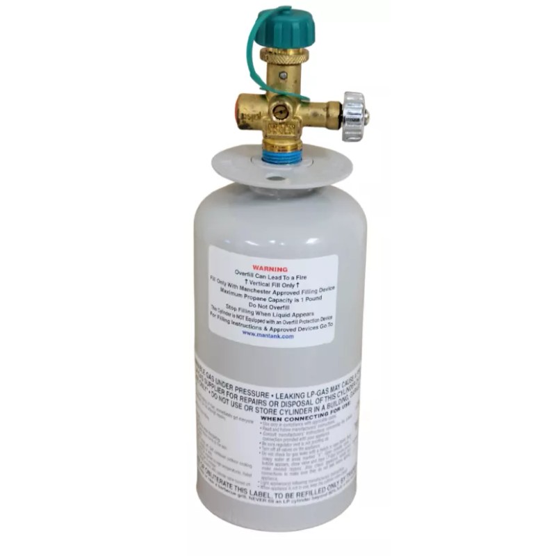 Manchester New Refillable 1lb Propane Tank Not Throw Away Camping