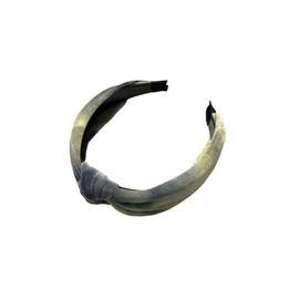 Soft Velveteen Fabric Tye Dye Fashion Headband w/ Top Knot (Style 771E)