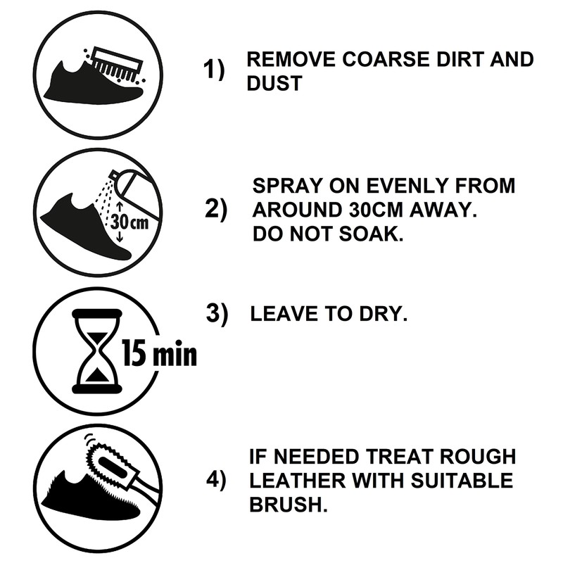 SHOEBOY'S Trainer Protector 250 Ml Shoe impregnator for Spraying, Dirt