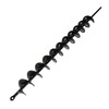 kimllier Small Auger Drill 2 x 24 Black, Long Blade