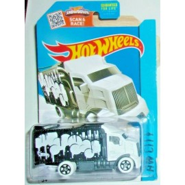 Hot Wheels Hi-way Hauler 2 #028 HW '15 City-Art Cars White VHTF!!
