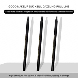 5PCS Peel-Off Hard Brow Pencil –Waterproof Pre-Draw Eyebrow Mapping Pencils for Precise Shaping – Black,White,Brown,Red Microblading Brow Position Tool (A Pack of 5PCS Mixed Color)