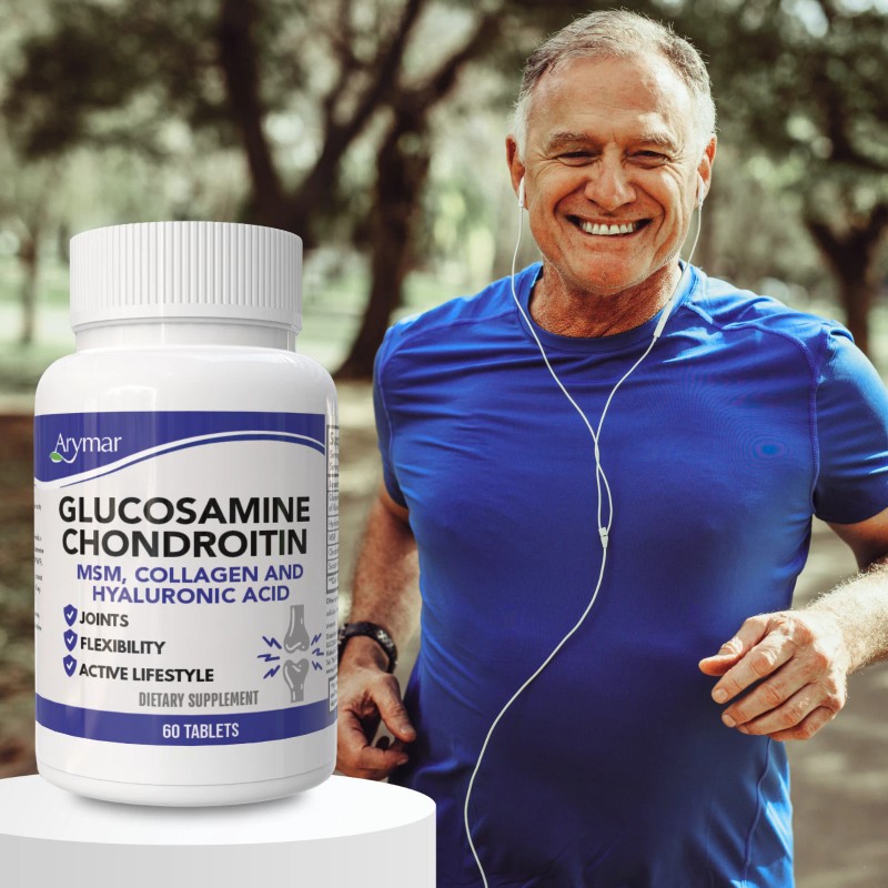 MSM Arymar Glucosamine, Chondroitin, MSM, Collagen & Hyaluronic Acid 60