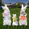 Arosche Extra Large Easter Decorations Outdoor Easter Bunny Yard Signs