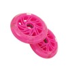 BIUDECO 2pcs Training Wheels for Boys and Girls Glowing Auxiliary