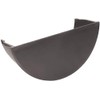 FloPlast RE2A Half-Round Gutter Internal Stop End 112mm Anthracite Grey