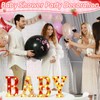 Realspring Baby Shower Sign Babe Marquee LED Letters Battery Operated