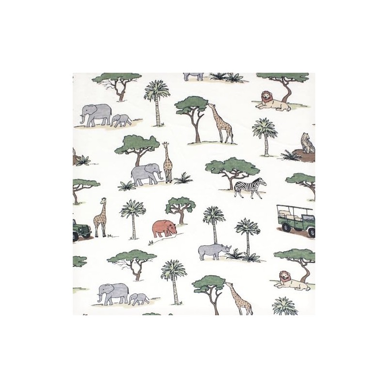 Hudson Baby Unisex Baby Changing Pad Cover, Going On Safari,