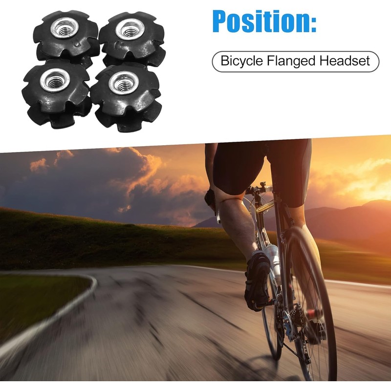 Hominas Bicycle Fork Star Nut, 5 Pieces 28.6 mm Bicycle