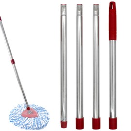 Spin Mop Handle,Adjustable 4-Section Mop Handle Replacement Compatible with Ocedar Spin Mop,Mop Refills and Brooms,30'' to 58'' RinseClean Mop Stick for Hard Floor Cleaning,Germany Screw Joint