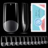 Gelike EC Nail Tips, Pack of 552 Transparent Fake Nails,