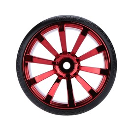 4Pcs/Set 1/10 Drift Car Tires Hard Tyre for Traxxas HSP Tamiya HPI Kyosho On-Road Drifting Car