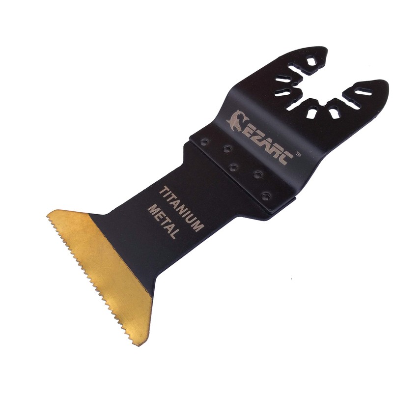 EZARC Titanium Oscillating Multitool Blade for Wood, Metal and Hard