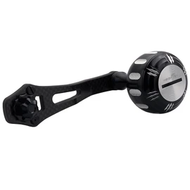 HEIGHTEN 60/70/80/90mm Reel Handle, 4 Colors, Fits Shimano (SHIMANO), Daiwa (DAIWA), Abu (Abu), for Bait Reel, Harmer Series (Variable 80mm/90mm, Gold/Silver B) (138)