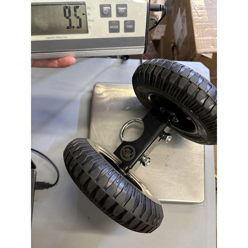 Dual Wheel Gate Casters for Sliding Gate, 1-5/8" Thru 2"