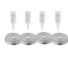 4 Set Fermentation Lids Kit for Wide Mouth Jars, 4