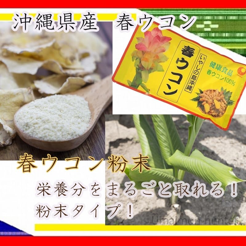 比嘉製茶 春ウコン粉(袋入)100ｇ×4袋