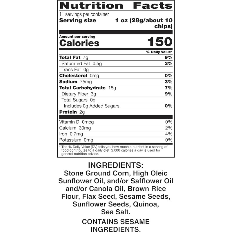 Food Should Taste Good Multigrain Tortilla Chips, 11 Oz (Pack