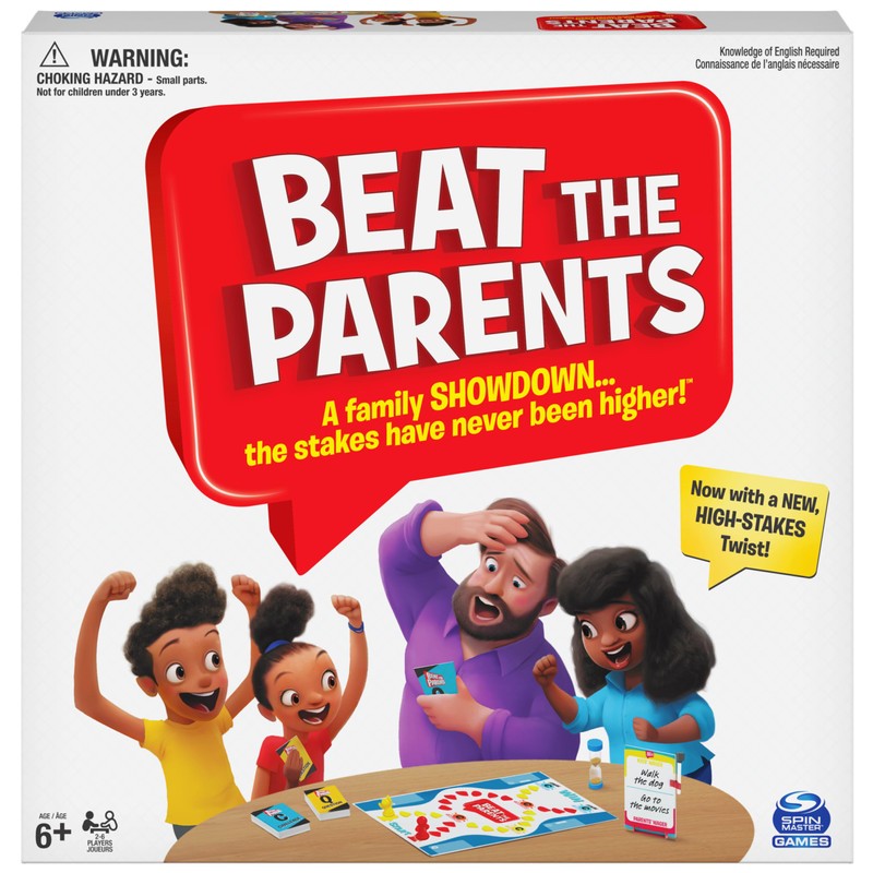 Spin Master Games, Beat The Parents Classic Family Trivia Game,