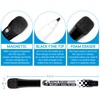 Glassboard Studio Black Fine Tip Dry Erase Markers Bulk 36-Pack